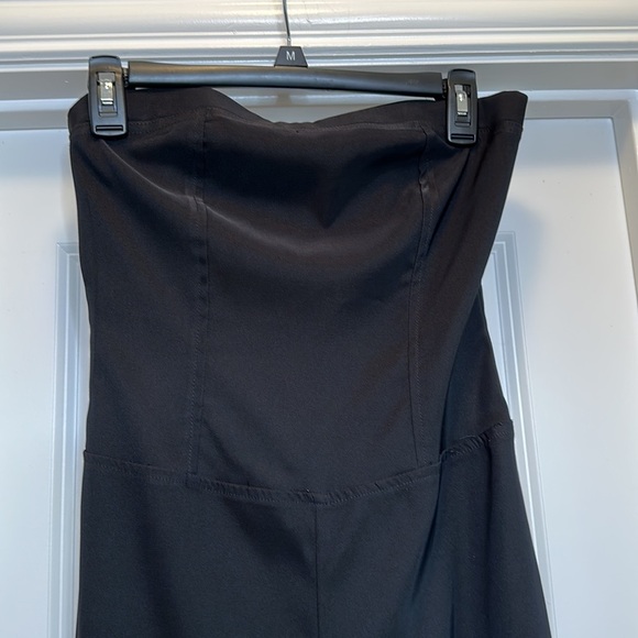 BLACK STRAPLESS JUMPSUIT. Sz‎ 7 - Picture 7 of 7